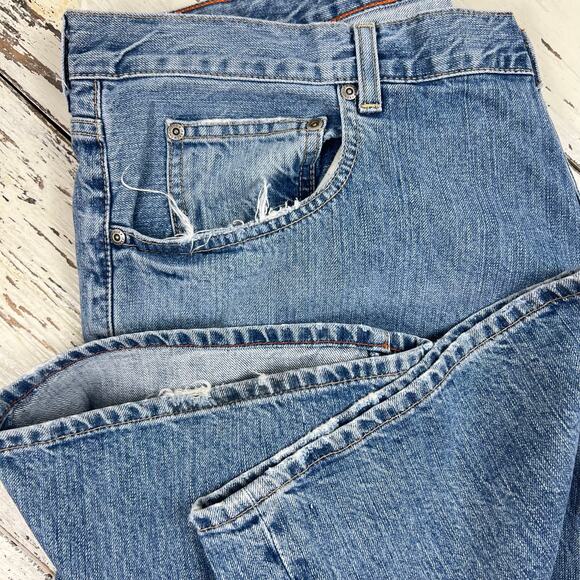 Cremieux jeans men’s 40x30 rn8909 indigo straight - Picture 6 of 10